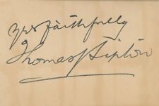 Sir Thomas Lipton, 1st Baronet-Vintage Signed Card (Lipton Tea Founder) picture