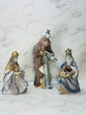 Lladro Three Kings - King Gaspar, King Balthasar, King Melchior Figurines picture