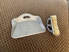 Vintage Silver Plated Crumb Tray And Matching Brush picture