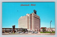 Houston TX-Texas, Shamrock Hotel, Advertising, Antique Vintage Postcard picture