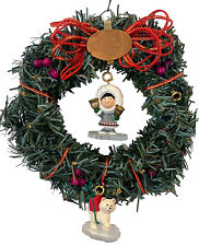 Vintage Hallmark Little Frosty Friends Collection Keepsake Ornament Wreath picture