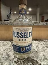 Russell’s Reserve Kentucky Bourbon Whiskey 13 Yr Old Barrel Proof Empty Unwashed picture