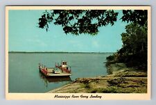 TN-Tennessee, Mississippi River Ferry Landing, Scenic, Vintage Postcard picture
