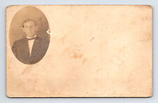 c1904-1918 RPPC Postcard Real Photo Portrait of Man in Tuxedo picture