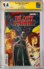 CGC 9.4 SS Marvel King in Black: Black Knight #1 Variant Signed Kit Harington picture