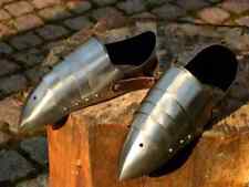 Combat Gothic Armor Shoe Pair ~ Medieval Knight Spartan ~Crusader Armour Sabato picture