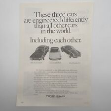 1971 Porsche Audi Vintage Full Page Original Print Ad picture