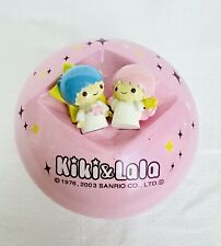 Vintage 2003 Little Twin Stars Kiki & Lala Pink Trinket Box NIB picture