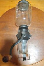 Antique Wall Mount Cast Iron Arcade 25 Coffee Grinder With Catch Cup picture