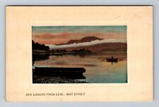 Loch Lomond-Scotland, Ben Lomond, Mist on River, Vintage Postcard picture