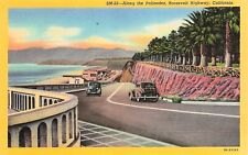 Palisades Los Angeles Pacific  Coast Highway CA California Vtg Postcard E32 picture