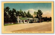 c1940's Chief Tomochichi Modern Cottages & Restaurant Kingsland Georgia Postcard picture