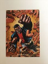 1992 Skybox Marvel Masterpieces Luke Cage #17 Vintage Comics Trading Card picture