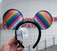 Authentic Disney Mickey Mouse Ears Headband 2023 Rainbow Pride - NEW picture
