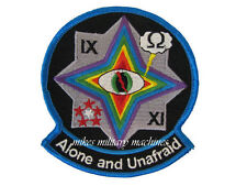 USAF UAV CIA Air Force Area 51 Black Ops Alone And Unafraid Desert Prowler Patch picture