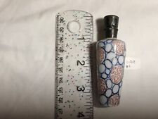 Antique Perfume Scent Bottle, Porcelain ,Silver,  ( Schoenau Bros., Germany?) picture