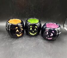 Partylite Jack-o'-lantern Tea Light Candle Holders picture