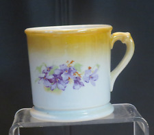Antique CABLE Homer Laughlin Shaving Mug, Iridescent Fade w/Violets - NICE picture