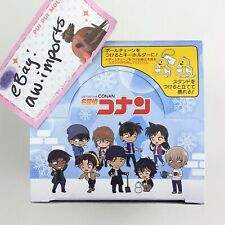 PARTIAL set Detective Conan Winter Clothes acrylic stand/keychain Kudo Ran Heiji picture