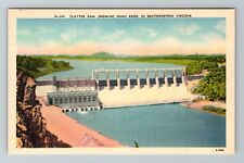 Southwestern VA-Virginia Claytor Dam Spillway, Peaks Knob  Vintage Postcard picture