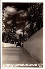 Frashers RPPC Traveling Through Sierras Winter Time Hampshire Rocks, California picture