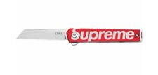 Supreme CRKT. CEO Microflipper Pocket Knife Red SS24A43 picture