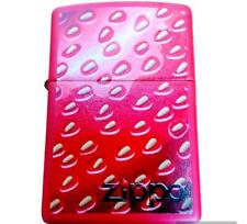 Zippo Lighter Apple Strawberry Red Case Limited Edition Rare picture