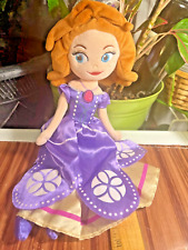 Disney Princess Sofia The First Plush Stuffed Toy Purple Dress Disney Store 15