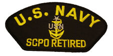 U S NAVY SCPO RETIRED with SEAL PATCH - Color - Veteran Owned Business picture