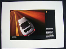 PORSCHE OFFICIAL 993 911 SILVER WHITE COUPE FACTORY POSTER 1995-1998 USA Edition picture
