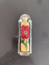 Vintage/Antique Chinese Handpainted Glass Perfume/Snuff Bottle, Inside Reverse  picture