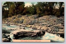 NJ Rapids Below Little Falls Passaic River Old Vintage Postcard View 1910s  picture