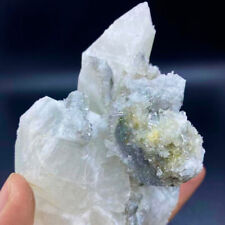 1.16LB Beautiful  Natural White Calcite Quartz Crystal Cluster Mineral Specimen picture