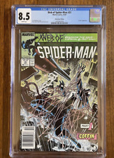 Web of Spider-Man #31, Marvel Comics, 10/1987, CGC Graded 8.5 picture