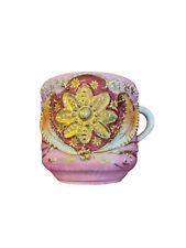 Vtg Pink Lusterware Gold Mug Cup Germany picture