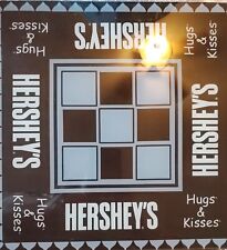 Hershey Kiss 100 Year Anniversary Glass Checkers & Tic-Tac-Toe Game Set picture