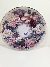 Bradford Exchange Floral Greetings from Lena Liu Collector Plate 'Circle of Love picture