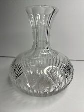 Stunning Vintage Cut Crystal Decanter Carafe Vase picture