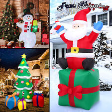 Inflatable Christmas Yard Lawn Indoor Decorations Santa Claus Snowman Xmas Tree picture