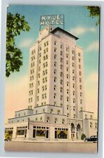 Temple TX-Texas, Kyle Hotel, Aerial Exterior, Vintage Postcard picture