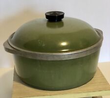 Vintage Club Cast Aluminum Green 5 Quart Dutch Oven Stock Pot Pan w/Lid picture