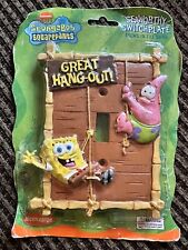 VTG 2003 Sponge Bob Square Pants Glow in the Dark Switch Plate Nickelodeon FS picture