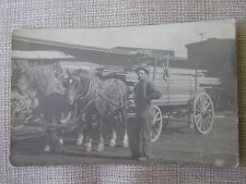 RPPC- Loaded Lumber Wagon- Sylvester Bros. Co. picture