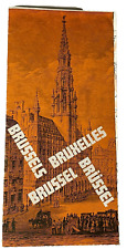 Brussels Vintage Travel Brochure Royal Windsor Hotel Maps 1970's Europe picture