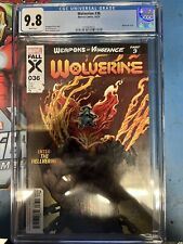 CGC 9.8 Wolverine 36 (2023) 1st Appearance Of Hellverine. Stegman Cover picture