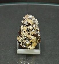 Calcite on Sphalerite Specimen - Elmwood Mine, Carthage, Tennessee picture