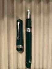 Omas Italy Art Deco Limited Edition Titanium Dark Green Fountain Pen picture