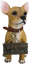 Ebros Gift You Want Some of This Feisty Chihuahua Dog Statue 12.5 H Carefree Chi picture