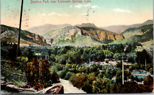 Vintage 1909 Stratton Park AKA  Cheyenne, Picnic, Colorado Springs Co Postcard picture