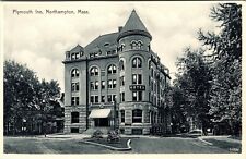 Northampton Massachusetts Plymouth Inn Hotel RPPC Vintage Postcard  picture
